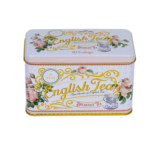 New English Teas English Rose Garden Florals Classic Tea Tin 40's 80g