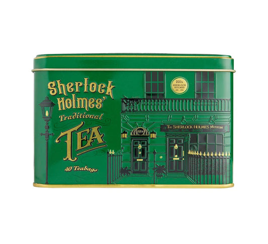New English Teas Sherlock Holmes Museum Classic Tea Tin 40's 80g