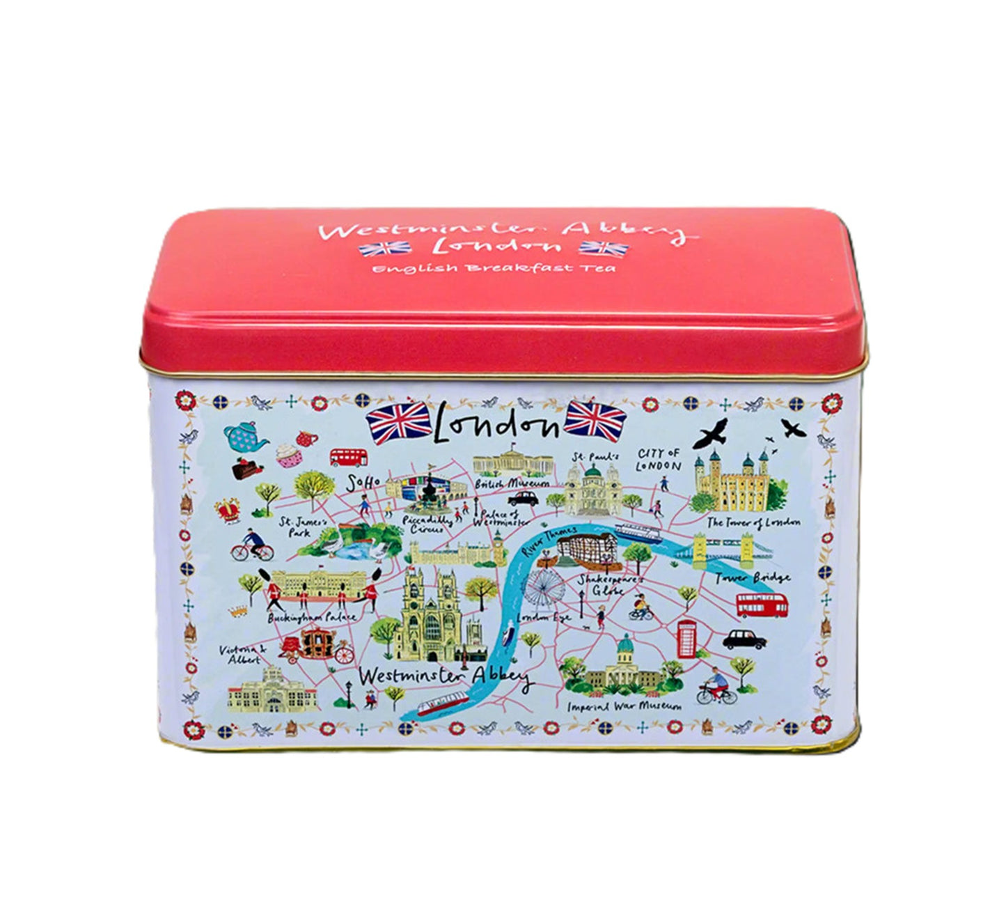 New English Teas Westminster Abbey Classic Tea Tin 40's 80g