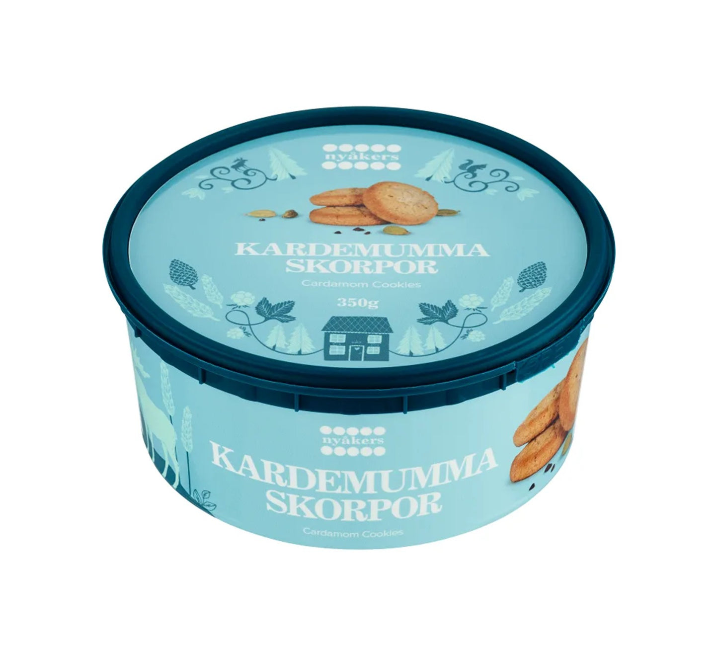 Nyakers Swedish Cardamom Cookies (Kardemummaskorpor) 350g