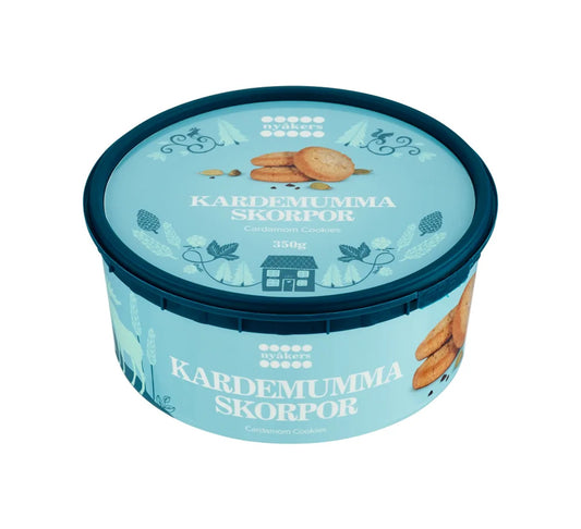 Nyakers Swedish Cardamom Cookies (Kardemummaskorpor) 350g