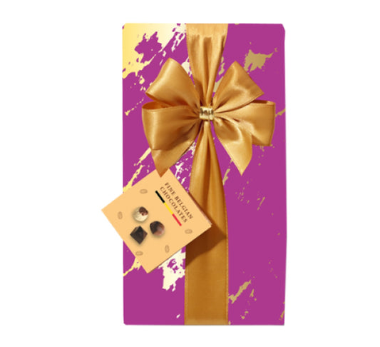 Ovidias Amatoria Purple/Gold Gift Wrapped Ballotins Chocolates 250g