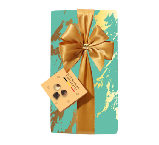 Ovidias Amatoria Green/Gold Gift Wrapped Ballotins Chocolates 250g