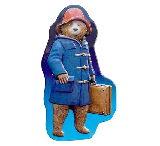Paddington Bear Shaped Tin with Shortbread Biscuits 100g
