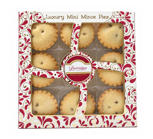 Partridges Luxury Mini Mince Pie 9 Pieces