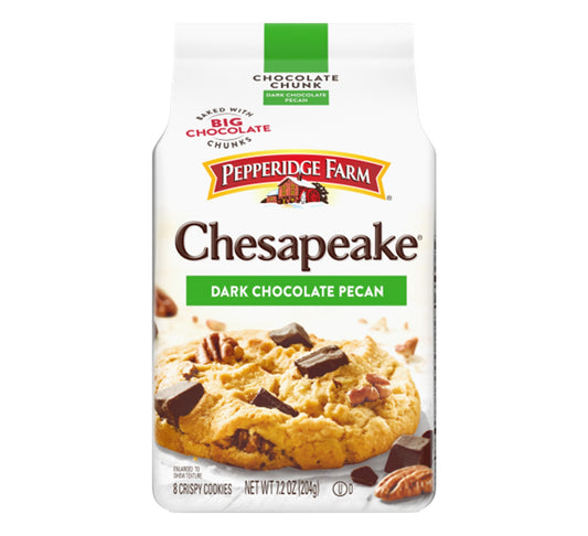 Pepperidge Farm Chesapeake® Dark Chocolate Pecan Cookies 204g