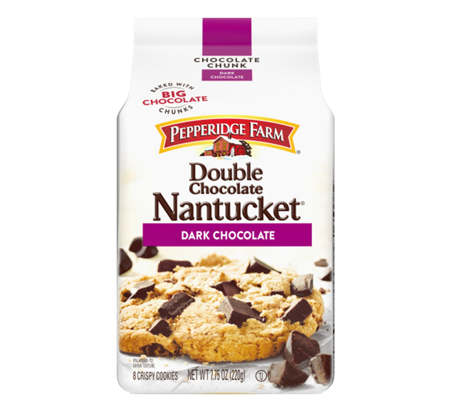 Pepperidge Farm Double Chocolate Nantucket® Dark Chocolate Cookies 204g