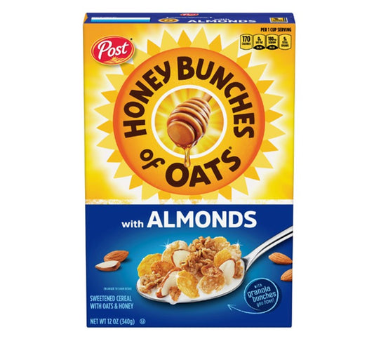 Post Honey Bunches of Oats With Almond Cereal 340g