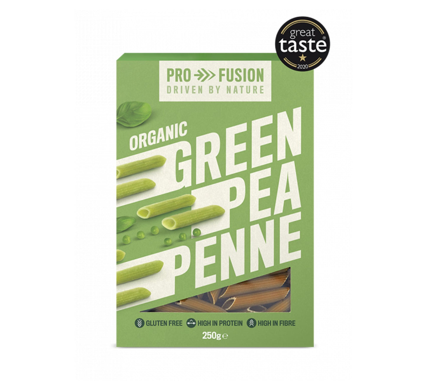 Pro Fusion Organic Green Pea Penne 250g