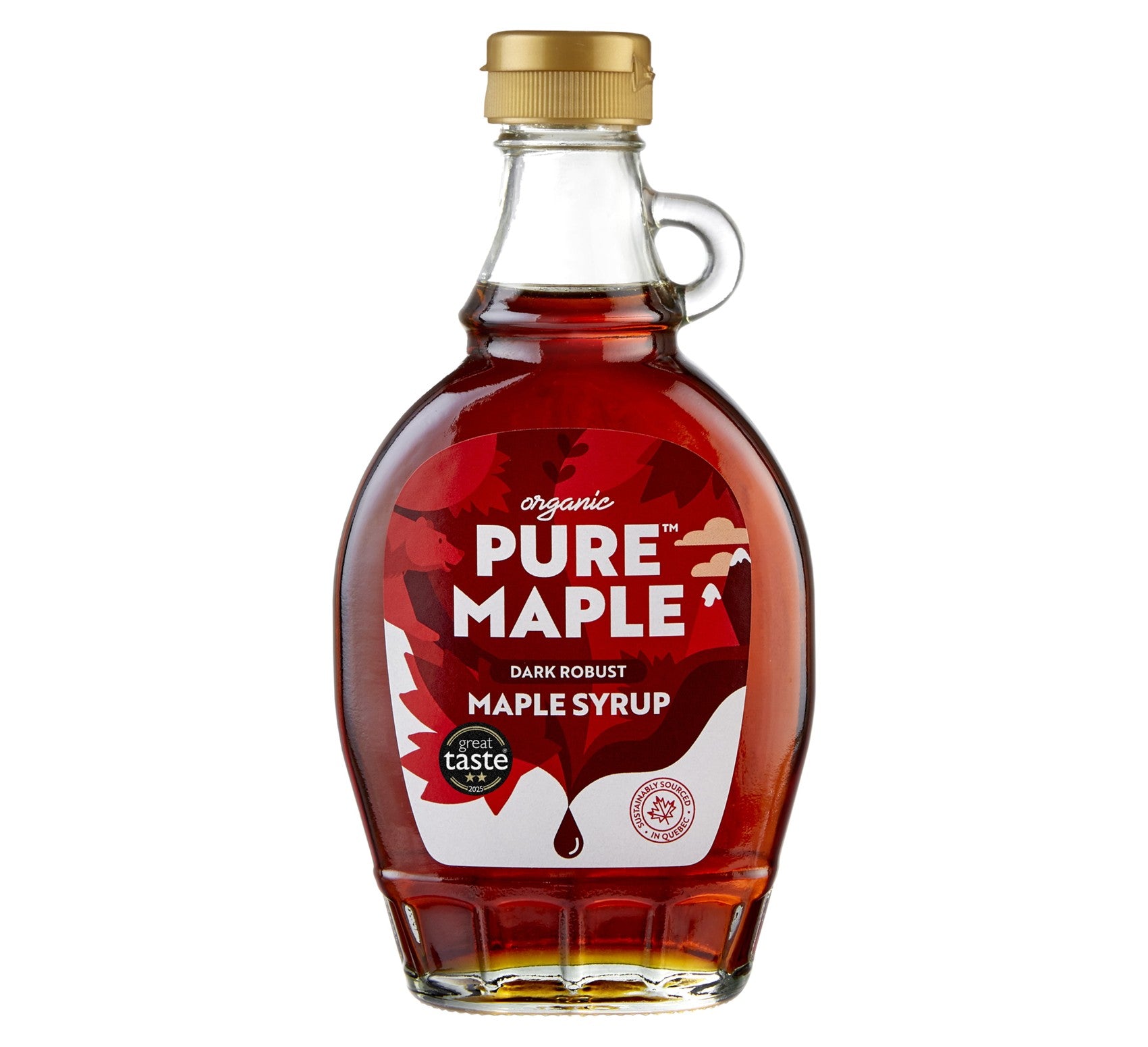 Pure Simple Syrup Pure Maple Organic Dark Robust Pure Maple Syrup 236ml – Partridges