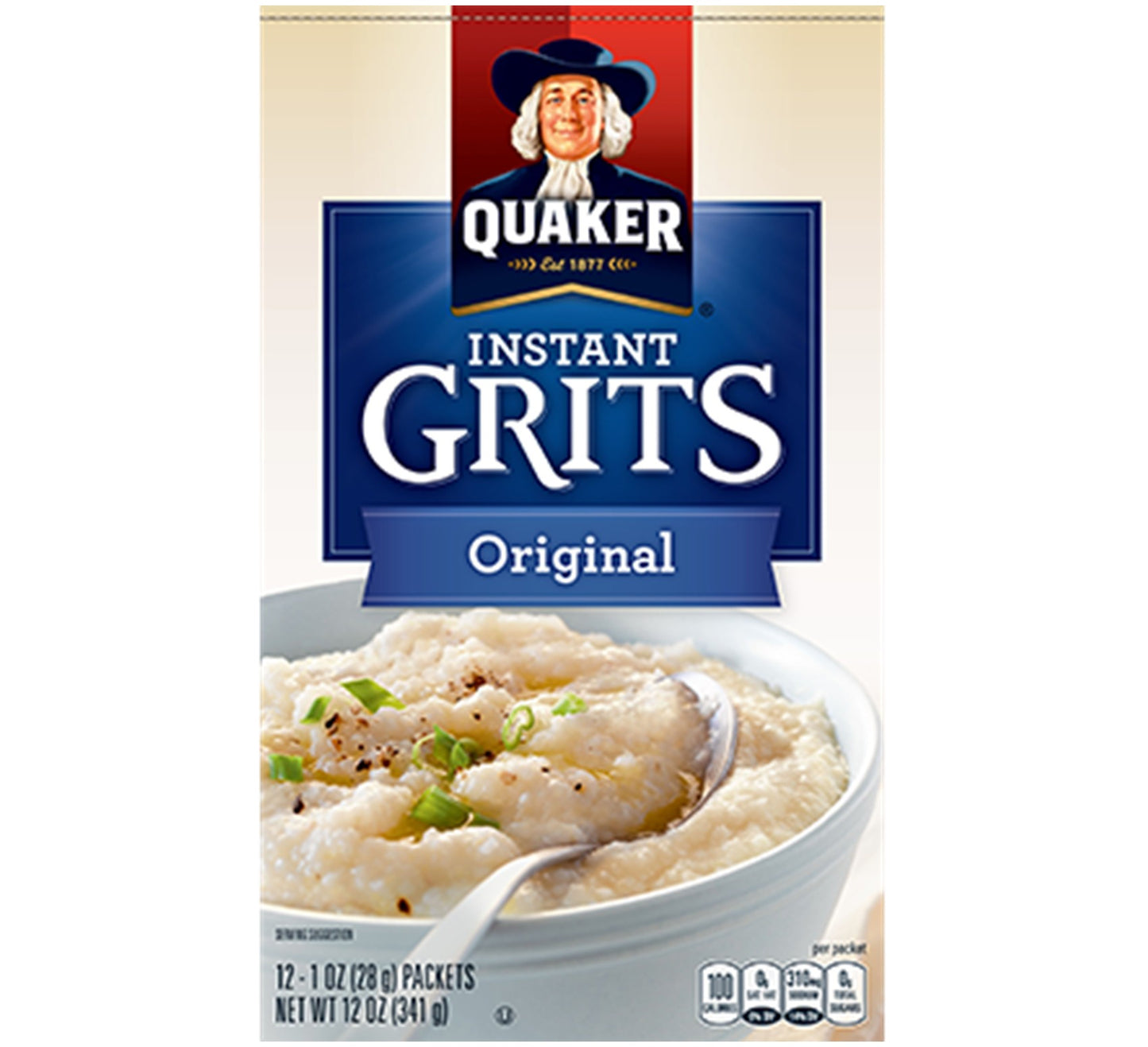 Quaker Instant Grits 341g
