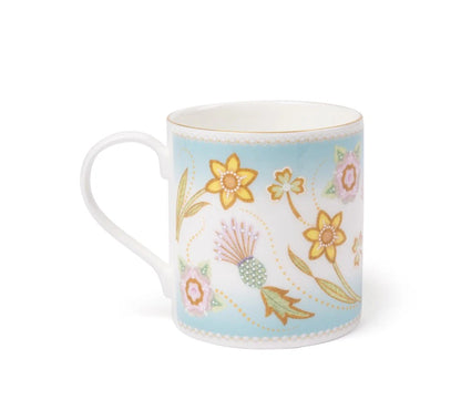 Queen Elizabeth II Centenary Blue Mug