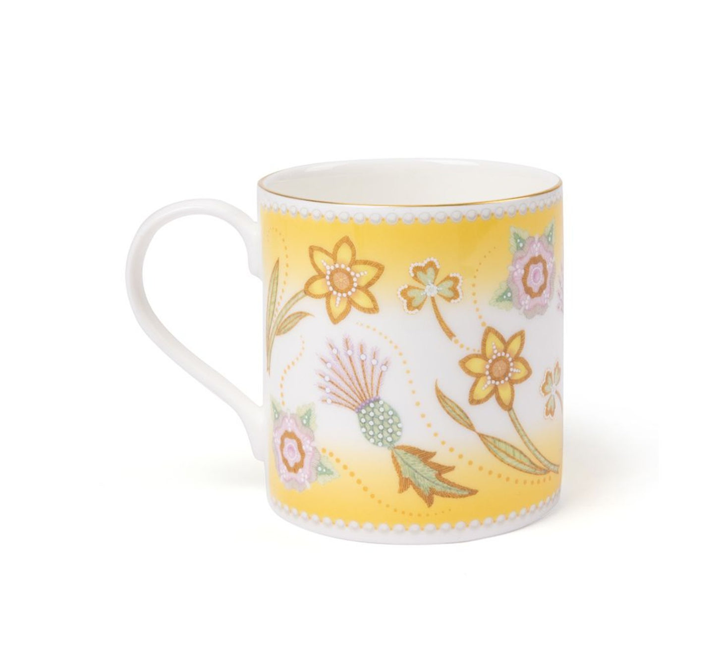 Queen Elizabeth II Centenary Yellow Mug