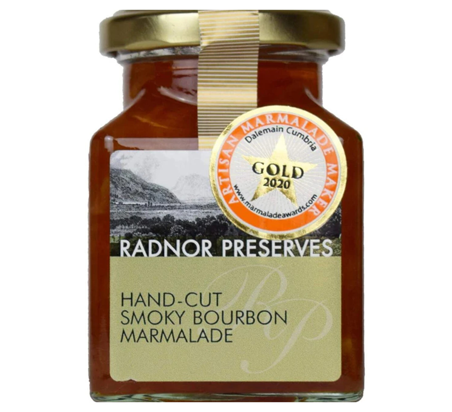 Radnor Preserves Hand-Cut Smoky Bourbon Marmalade 240g