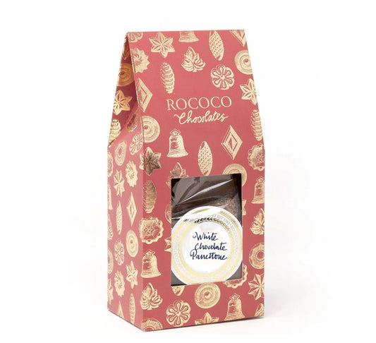 Rococo Chocolates White Chocolate Panettone Broken Slab 150g