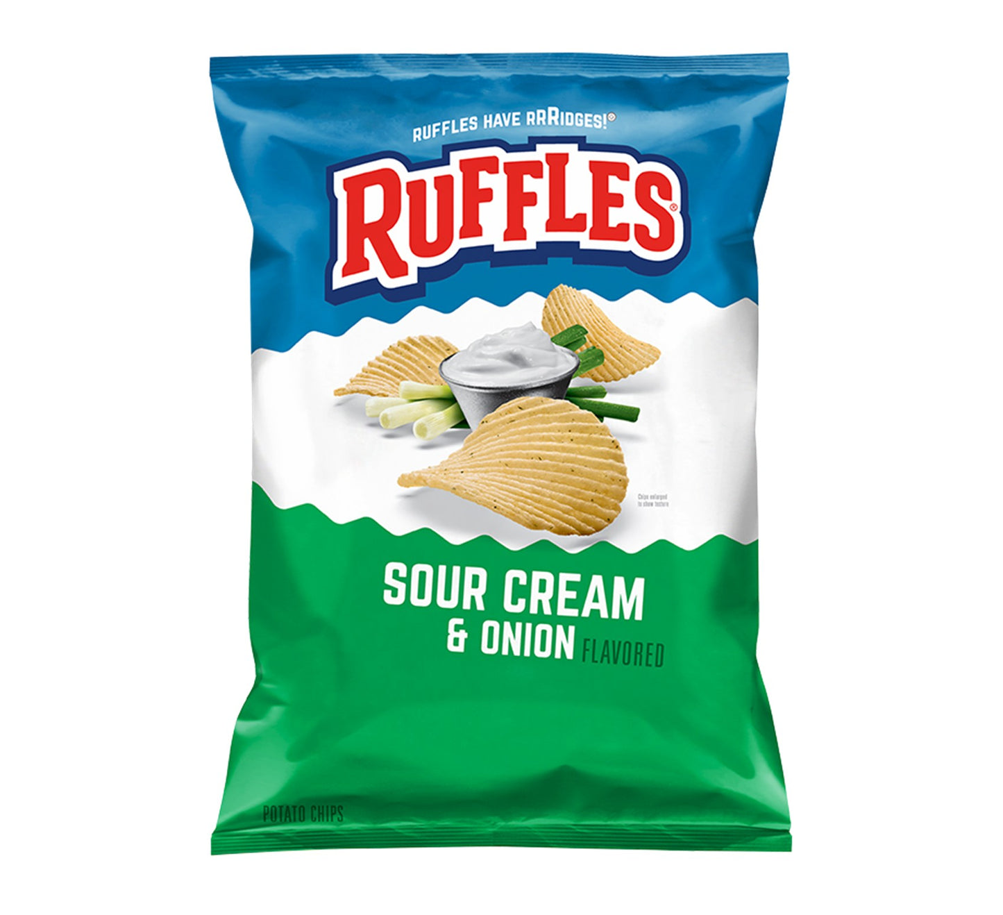 Ruffles Sour Cream & Onion Potato Chips 184g
