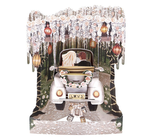 Santoro 3D Pop-Up Greeting Swing Cards - Love Forever