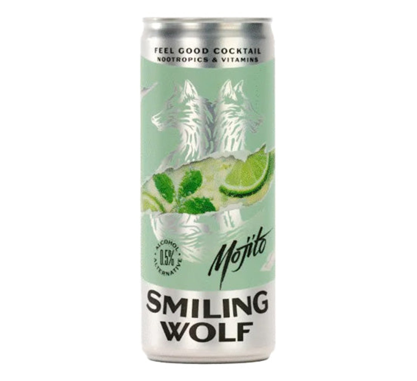 Smiling Wolf Alcohol Free Mojito 0.5% 250ml