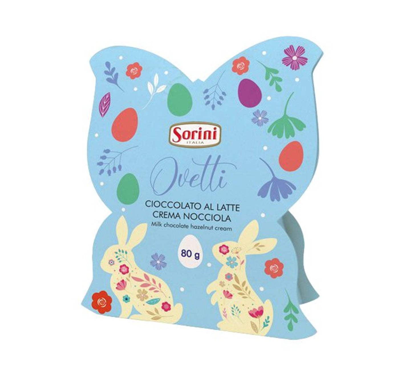 Sorini Milk Chocolate Hazelnut Cream Ovetti Butterfly Box 80g