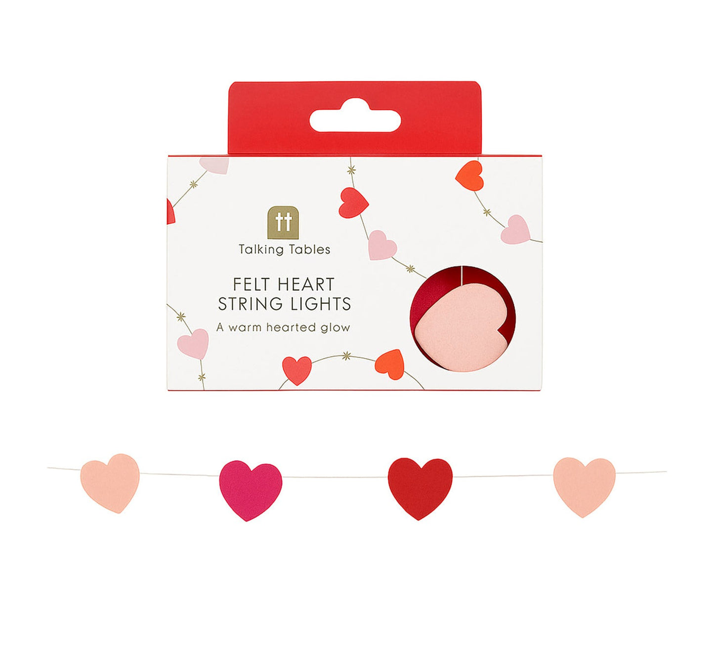 Talking Tables Heart Felt String Lights - 2m