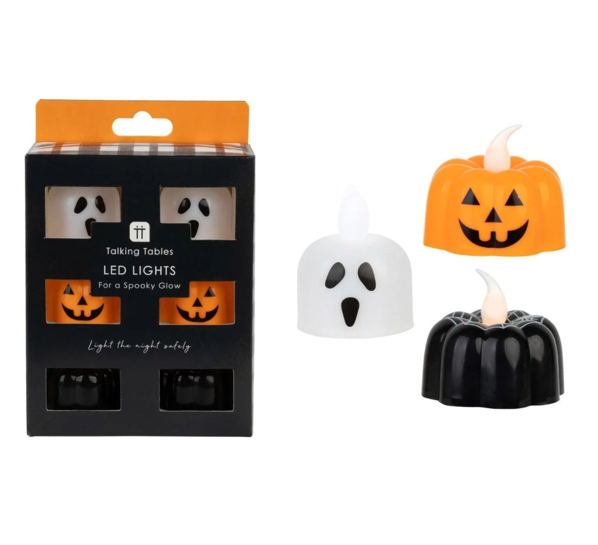 Talking Tables LED Halloween Tealight Candle – 6 Pack