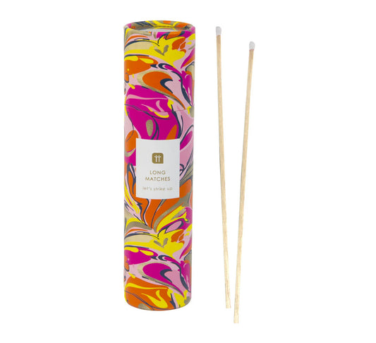 Talking Tables Pink Marble Tube Of Matches