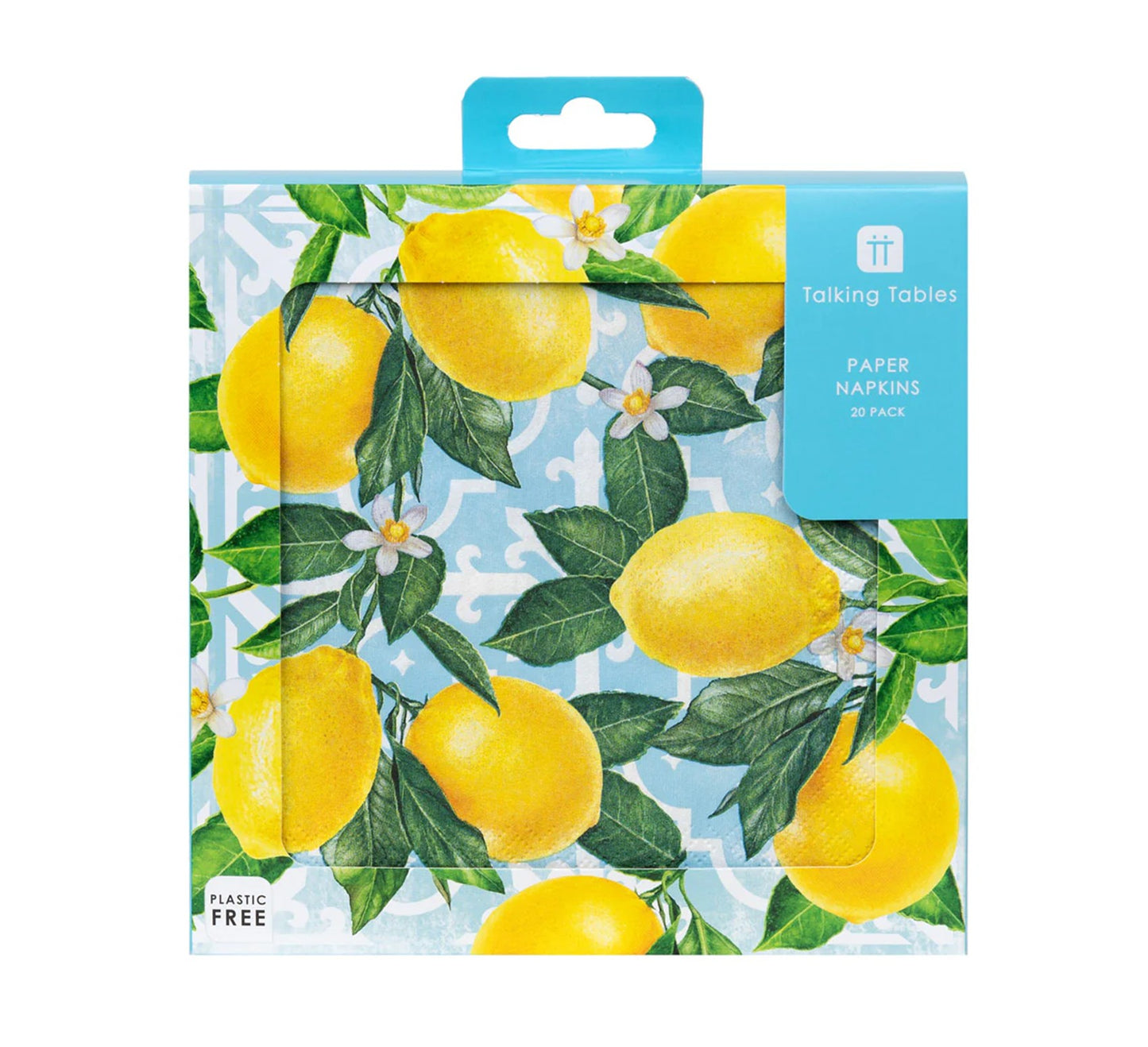 Talking Tables Moroccan Souk Lemon Paper Napkins - 20 Pack