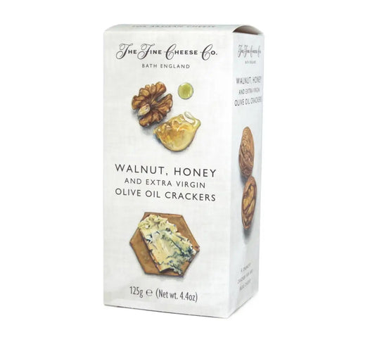 The Fine Cheese Co. Walnut, Honey and Extra Virgin Olive Oil Crackers 125g