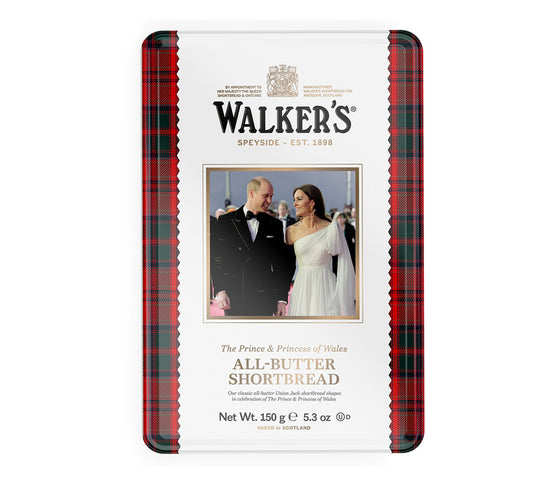 The Prince & Princess of Wales Tin Shortbread Tin 150g