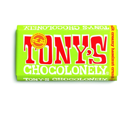 Tony's Chocolonely Milk Creamy Hazelnut Crunch 180g