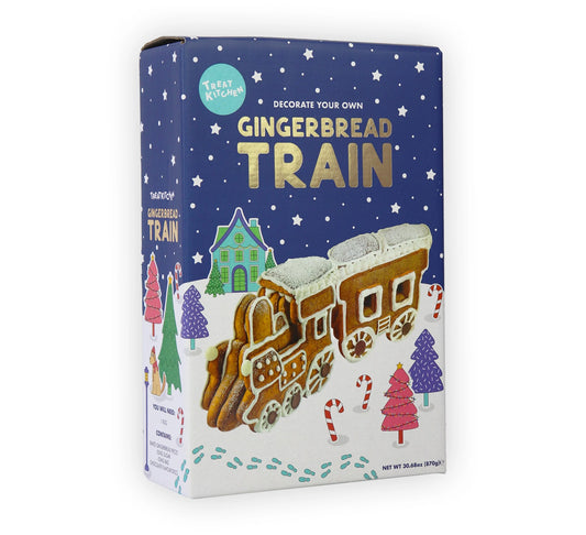 Treat Kitchen Decorate Your Own Gingerbread Train 870g