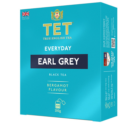 True English Tea Everyday Earl Grey Tea 100 Tea Bags