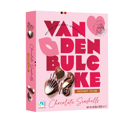 Vandenbulcke Hazelnut Filling Seashells 250g
