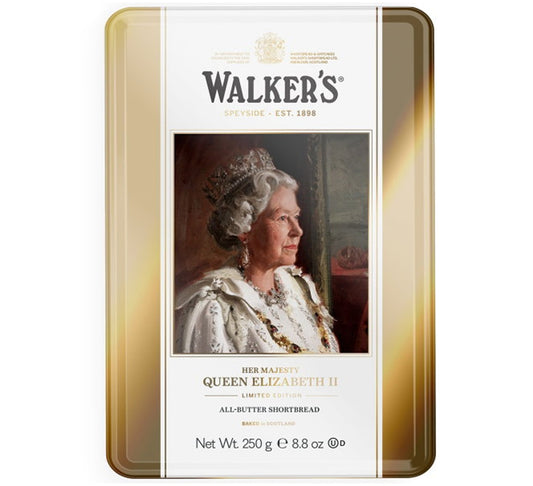 Walker's 100 Years of Monarchy & Democracy Shortbread Tin 250g