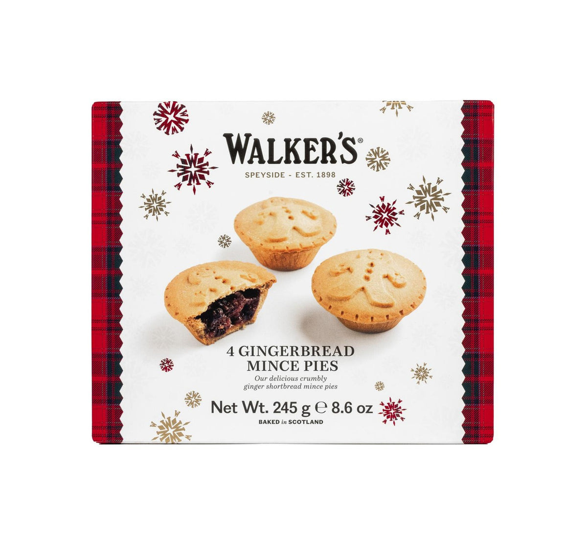 Walker's Gingerbread Mince Pies (4) 245g