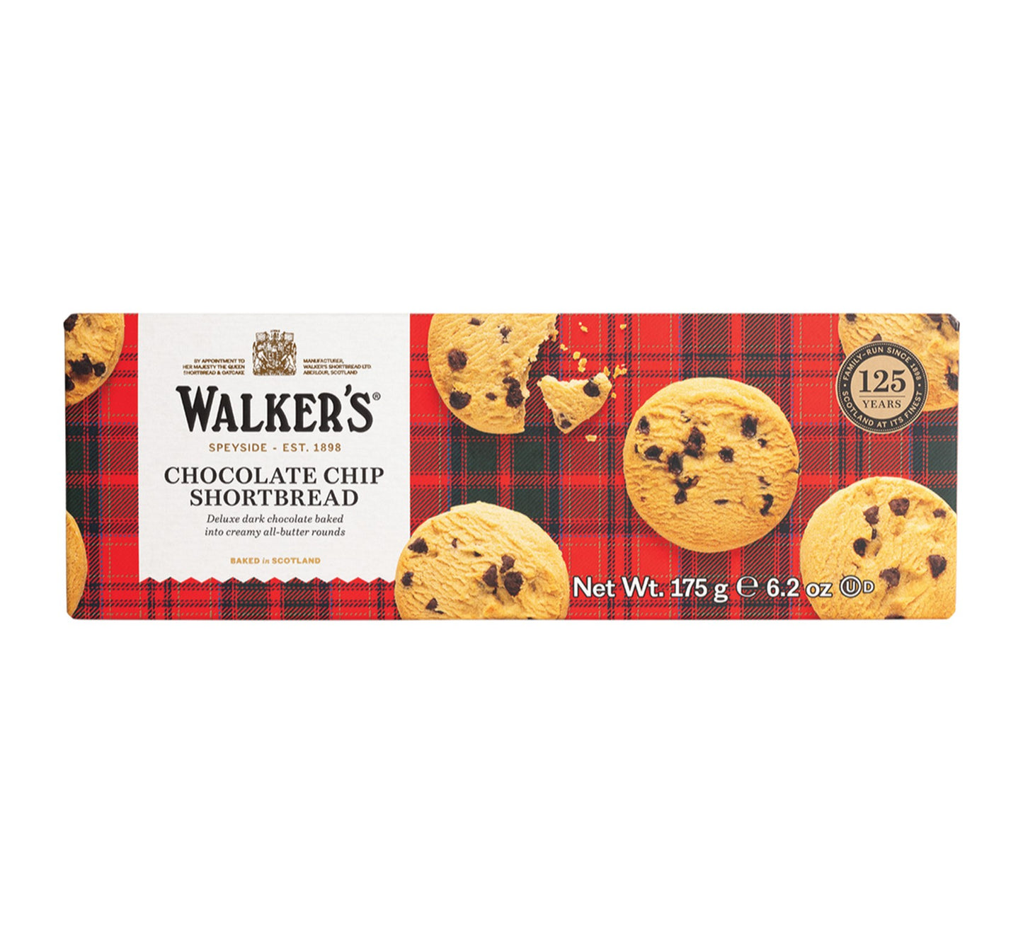 Walker's Chocolate Chip Shortbread 175g