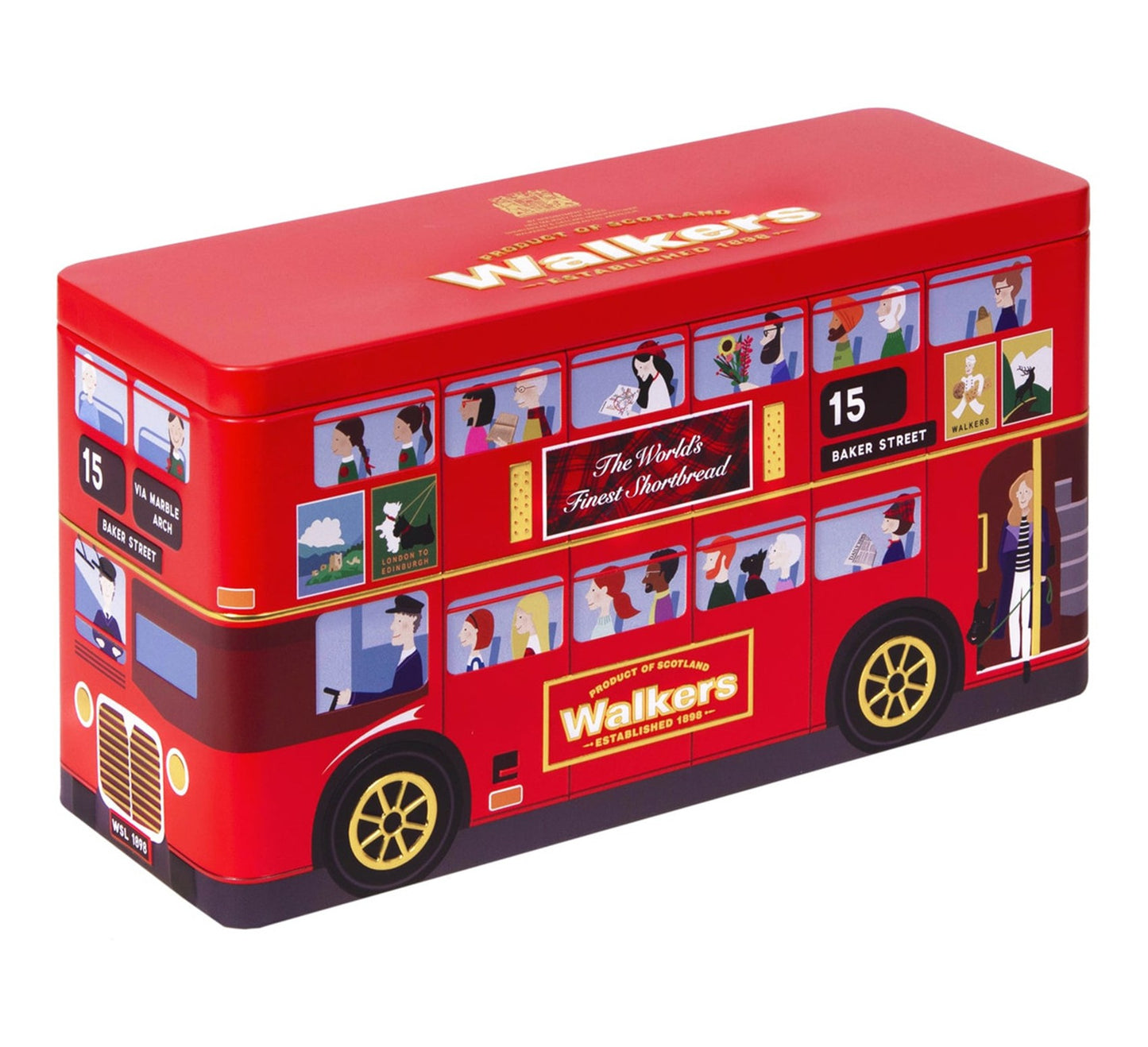 Walker's London Bus Tin 250g