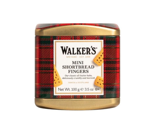 Walker's Mini Walker's Shortbread Fingers Tartan Tin 100g