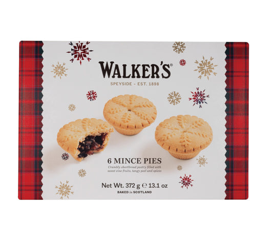 Walkers 6 Classic Mince Pies 372g