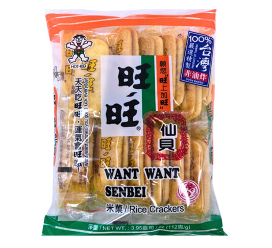 Want Want Senbei Rice Crackers 112g
