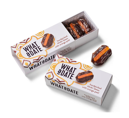 What a Date Handpicked Kholas Dates with Orange Peel 50g