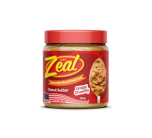 Zeal Crunchy Peanut Butter 454g