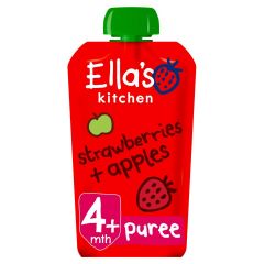 Ella's Kitchen Organic Strawberries and Apples Baby Pouch 4+ Months 