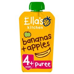 Ella's Kitchen Organic Bananas & Apples Baby Pouch 4+ Months