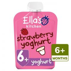 Ella's Kitchen Strawberry Organic Yoghurt Pouch, 6 mths+
