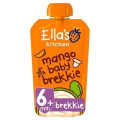 Ella's Kitchen Mango Organic Baby Brekkie Pouch, 6 mths+
