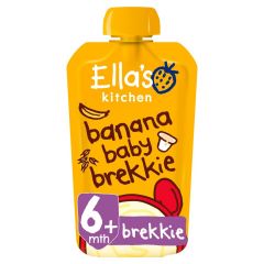 Ella's Kitchen Banana Organic Baby Brekkie Pouch, 6 mths+