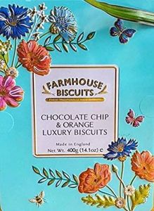Chocolate Chip & Orange Luxury Biscuits in Tin