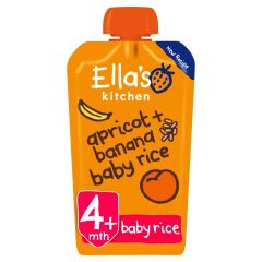 Ella's Kitchen Apricot & Banana Organic Baby Rice, 4 mths+