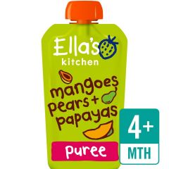 Ella's Kitchen Mangoes, Pears & Papayas Organic Puree Pouch, 4 mths+